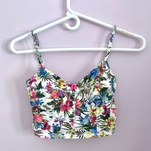 ‼️2/$15‼️Garage Floral Crop Top